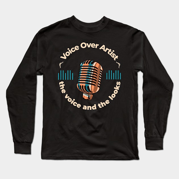 Voice Over Artist design 6 Long Sleeve T-Shirt by Salkian @Tee